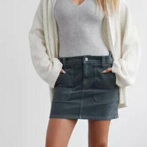 AE High-Waisted Corduroy Mini Skirt